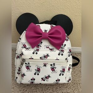 Disney Mickey & Minnie Mouse structured Mini Backpack with 3D Ears from Kohl’s